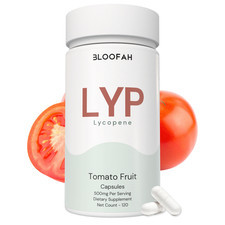 Bloofah Lycopene Supplement 500mg - 120 Count Tomato Fruit | Natural Gluten Free picture