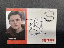 2005 Inkworks The Sopranos Robert Iler as Anthony Soprano Jr Auto #A-RI picture