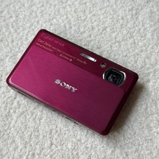 Sony Cyber-shot DSC-TX7/TX7C Digital Camera Red 10.2MP Touch Screen Y2K 4x Zoom picture