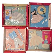 Lot of 4 Vintage 1962-1963 Ideal Tammy Doll Outfits Sealed New NRFP Box  picture