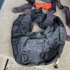 Vintage 1976 U.S. Navy UDT Inflatable Life Preserver – Military Diving Equipment picture