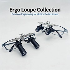 48° Ergo Dental Loupes 5X Flip Up Magnifier Comfortable for Extended Use picture