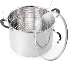 Prep•N•Cook by McSunley 21.5Qt Induction Stainless Steel Water Bath Canner picture