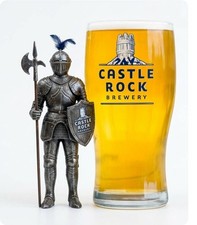 1 x Castle Rock Brewery Glass Rare Castle Rock Glass Castle Rock  Castle Rock picture