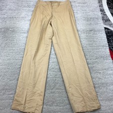 True Vintage Air Force Wool Pants 30 Brown Talon 30x34 Wool Pleated Brohard 40s picture
