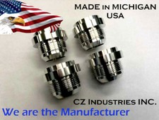 AN20, 20 AN MALE BILLET 6061T6 ALUMINUM WELD ON / WELD IN FITTING BUNG QTY:4 picture