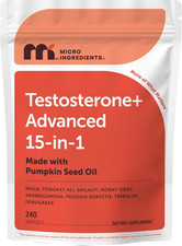 Testosterone+ Advanced Men’s Formula, 15-in-1 Complex, 240 Softgels picture