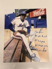 DWIGHT DOC GOODEN Signed ROY CY YOUNG TRIPLE CROWN and WS CHAMP  Auto 8x10 Photo picture