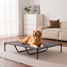Uimoso Elevated Dog Bed for Large Dog Portable Raised Dog Cot w/ Metal Frame XL picture