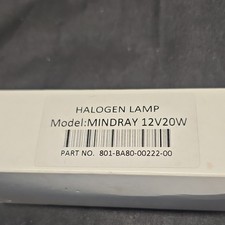 Mindray 12V 20W Halogen Lamp Bulb MPN 801-BA80-00222-00 -BS 200/300/400/480/800 picture