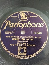 MIFF MOLE Little Molers Moanin' Low HARLEM FOOTWARMERS Ring Dem Bells Parlophone picture