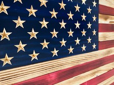 Handcrafted American Flag picture