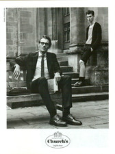 2015 Church's English Shoes Northampton Dress Casual Style VINTAGE PRINT AD picture
