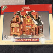 Lemax Porcelain Lighted Ice House  Plymouth Corners picture