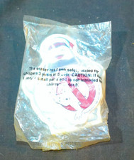 Vtg 1987 McDonald's Ghostbusters Notepad & Eraser Stay Puft Marshmallow Logo MIP picture