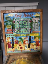 1956 Bally Key West Pinball Bingo. Original. In Great Condition. Very Clean. picture