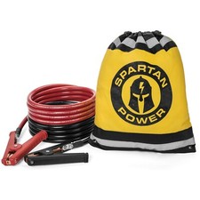 20 Foot 1/0 AWG 0 Gauge Heavy Duty Jumper Cables Booster Set by Spartan Power... picture
