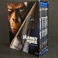 PLANET OF THE APES 5-FILM COLLECTION BLU-RAY 1967-73 CHARLTON HESTON CLASSICS picture