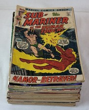 50 1970s reading copies~SUB-MARINER,SGT ROCK,SHAZAM,JONAH HEX,FANTASTIC FOUR++++ picture