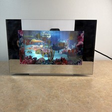 Y2K Living Aquarium Motion Backlit Lamp Mirror Edge Ocean Sounds picture