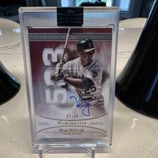 2017 Topps Luminaries Home Run Kings Autograph Relics Mark McGwire #HRKR-MM 2/10 picture
