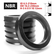 UHS/UN NBR U-Cup Hydraulic Oil Seals Ring Cylinder Piston Rod Shaft ID 6.3-210mm picture