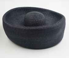 1960's Otto Lucas Junior Black High Fashion Hat picture