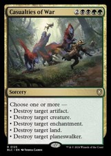 Casualties of War 0125 Non Foil Rare Bloomburrow Commander MTG NM picture