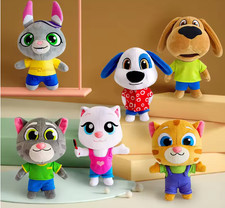 Can't Talk Talking Tom And Friends With Changeable Clothes Plush Toys 18cm Talki picture