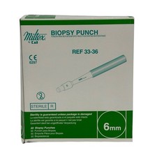 MILTEX Sterile 6mm Dermal Biopsy Punches REF 33-36 BOX of 48 Pieces picture