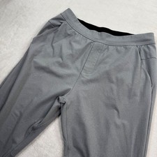 Lululemon ABC Pants Mens Large Gray Straight Leg Athletic Trousers 33x31 picture