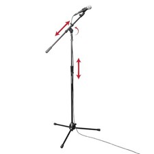 Rok-It by Gator Frameworks Adjustable Telescoping Boom Mic Stand, 36 - 64