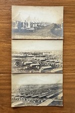 WWI Camp MacArthur Waco Texas RPPC Lot 3 Real Photo Postcards KRUXO picture
