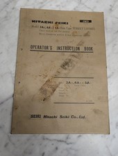 HITACHI SEIKI 3A 4A 5A RAM TYPE TURRET LATHE OPERATORS INSTRUCTION BOOK MANUAL picture