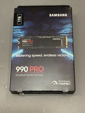 Samsung 990 PRO 1TB Internal SSD PCle Gen 4x4 NVMe (MZ-V9P1T0B/AM) picture