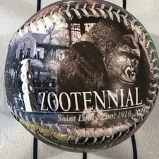 St. Louis Zoo Zootennial 1910-2010 Souvenir Baseball Ball picture