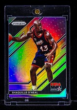 Shaquille O'Neal RARE PANINI PRIZM USA BASKETBALL SILVER CARD MVP HOF picture