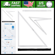 Folding Aluminum Triangle Ruler 48 Inch Framing Square picture