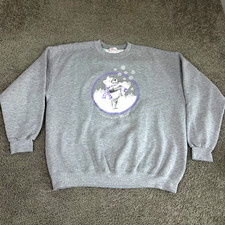 VINTAGE Dinsey Store Sweatshirt Mens XL Gray Winnie The Pooh Capture The Magic picture