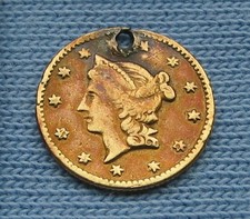 1853 California Gold Half Dollar Fractional Token BG-430? (G50C 1/2 dol) picture