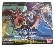 Digimon TCG Release Special Booster Ver 1.5 Booster Box [24 Packs] BT01-03 picture