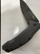 Kershaw Link Blackwashed Plain Edge 1776GRYBW Assisted Open Pocket Knife Nice picture