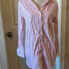 Victoria-s-secret Women's Pink and White Pajamas picture