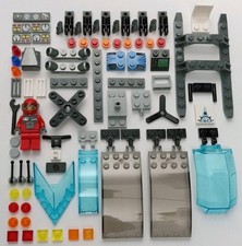 New LEGO Aviation Lot: Helicopter & Aircraft Parts Windscreens Launchers 87 Pcs picture