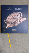 Official Breitling Chronolog 2024–2025 book hardcover watch catalog Swiss picture