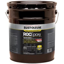 Rust-Oleum C9578380 Coal Tar Epoxy Coating Base, Black, Matte, 5 Gal, 100 To picture