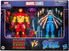 Marvel Legends Series Iron Man vs Spiral 6-Inch Action Figures picture