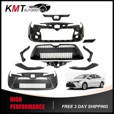 Fits 2020-2022 Toyota Corolla LE XLE Front Bumper Cover & Grille Complete Set picture