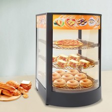 3-tier Commercial Food Warmer Display Case Warming Cabinet For Pizza Tart Burger picture