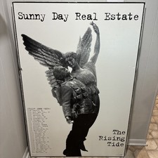 HUGE Sunny Day Real Estate The Rising Tide Tour Poster 2000 Vtg Time Bomb Kern picture